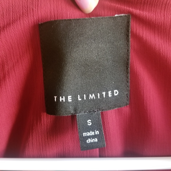 Red Velvet Blazer The Limited brand - Picture 5 of 6